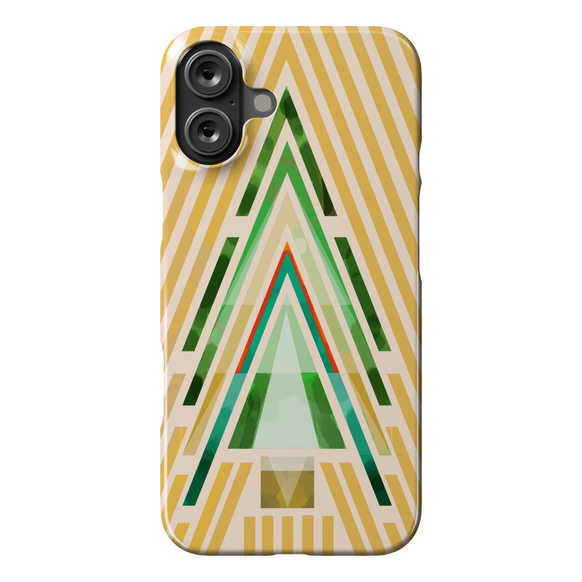 Geometric Summer Tree Phone Case